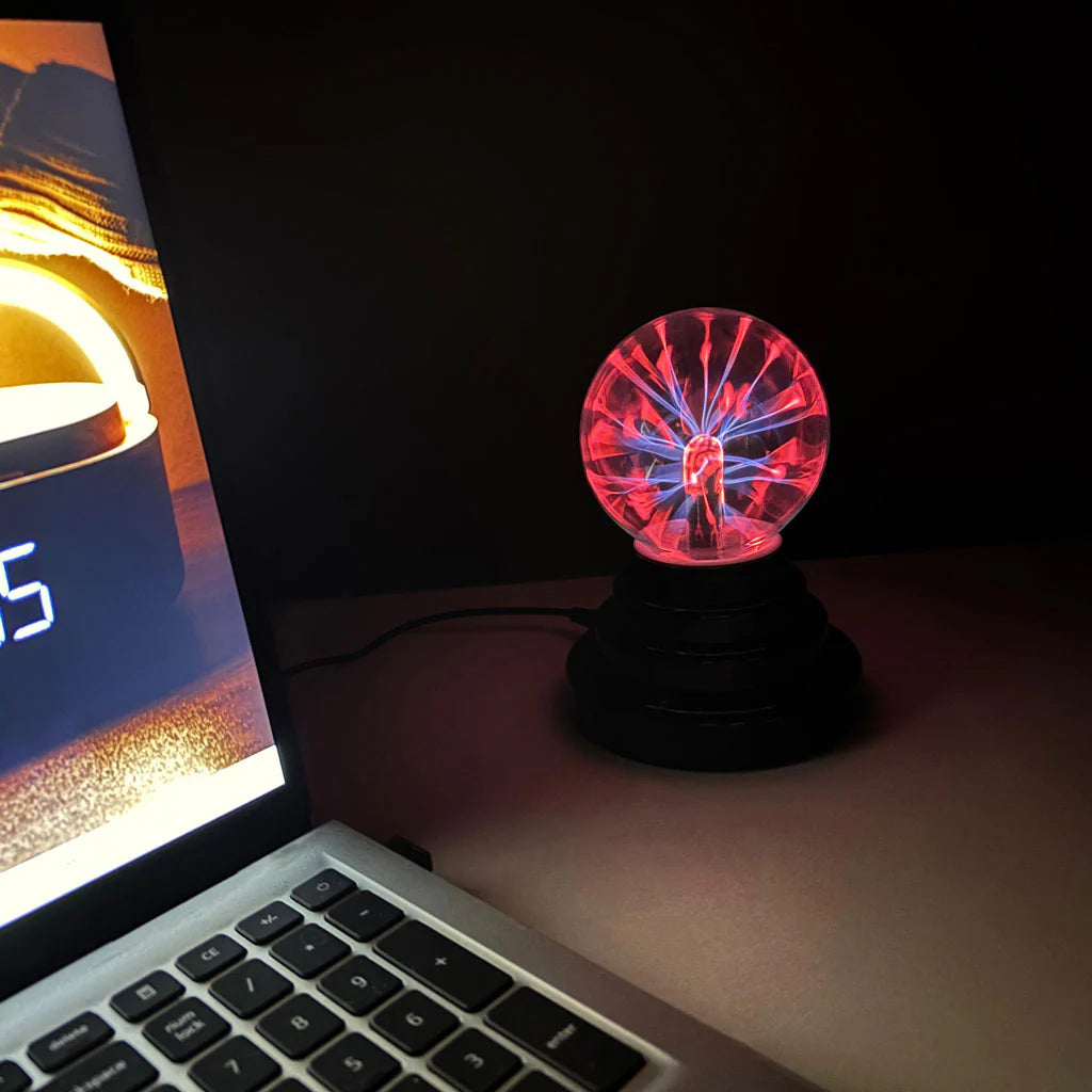 Sound and Touch Sensitive Plasma Ball Light for Science Lovers Room Decoration and Fun