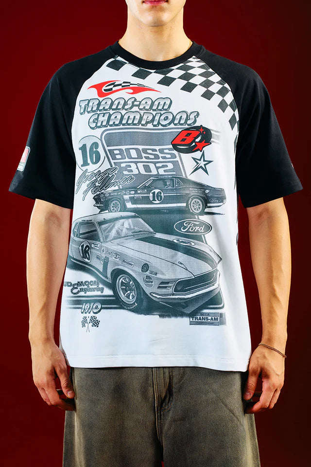 Men’s Casual 1970 Boss Oversized Streetwear T-shirt
