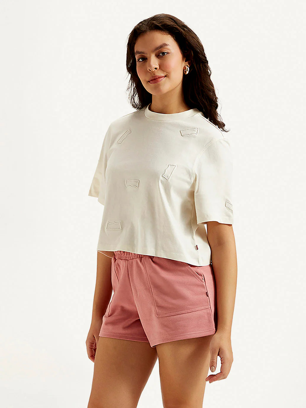 Relaxed Fit Boxy T-shirt for Women with Minimalist Design
