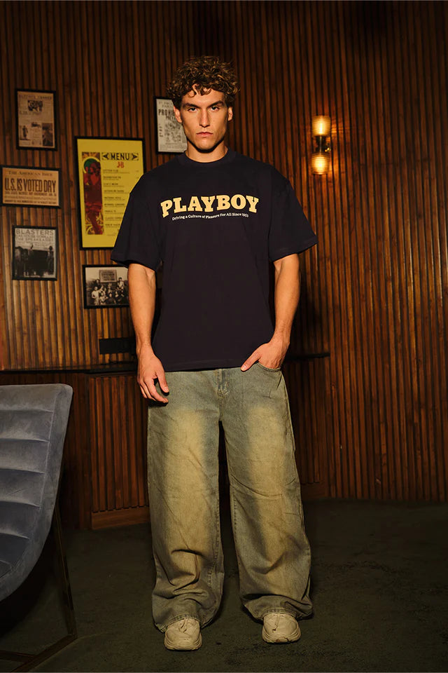 Comfortable Playboy Playhour Baggy Oversized T-shirt