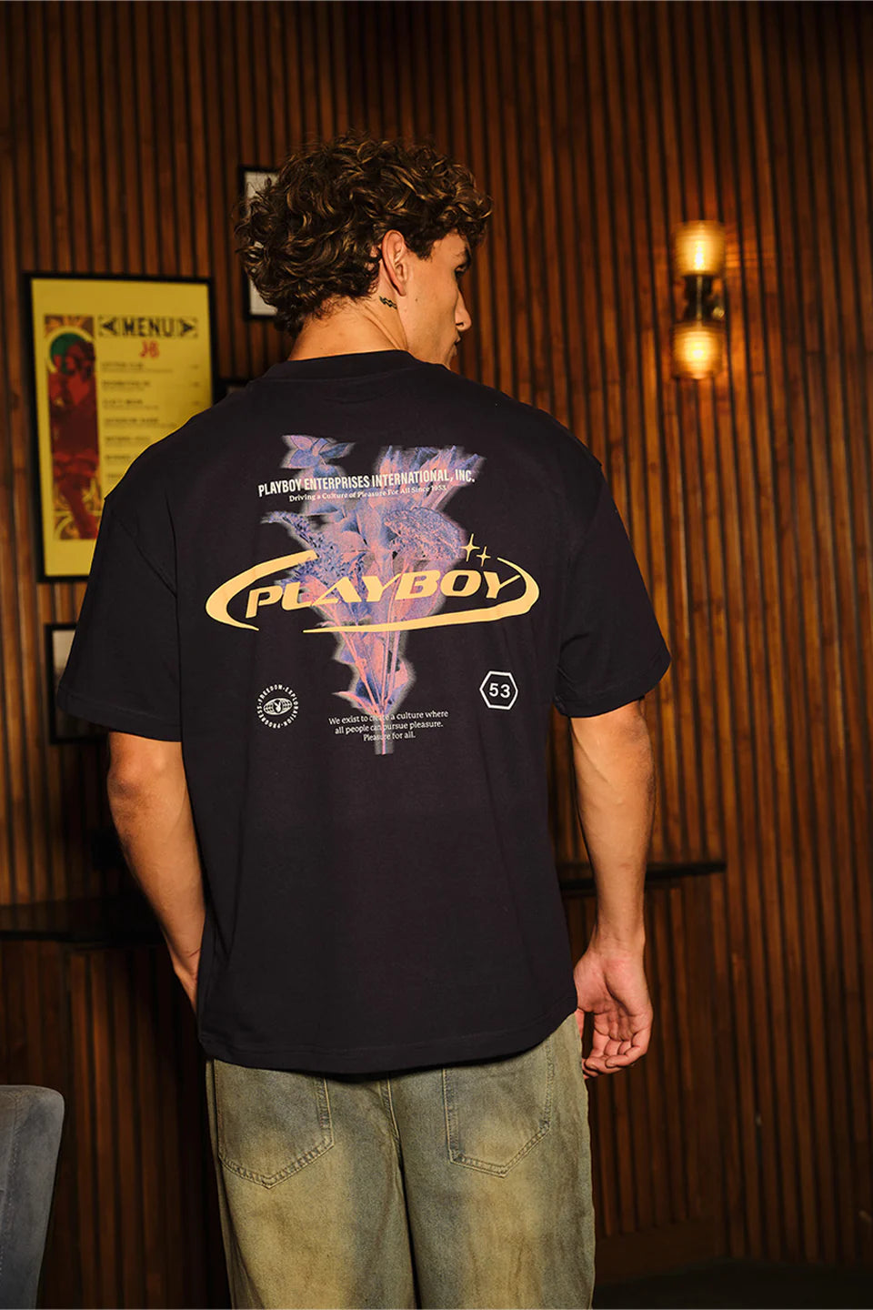 Comfortable Playboy Playhour Baggy Oversized T-shirt