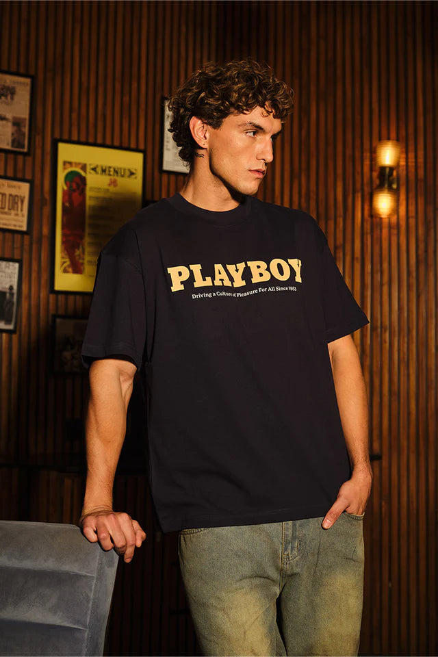 Comfortable Playboy Playhour Baggy Oversized T-shirt