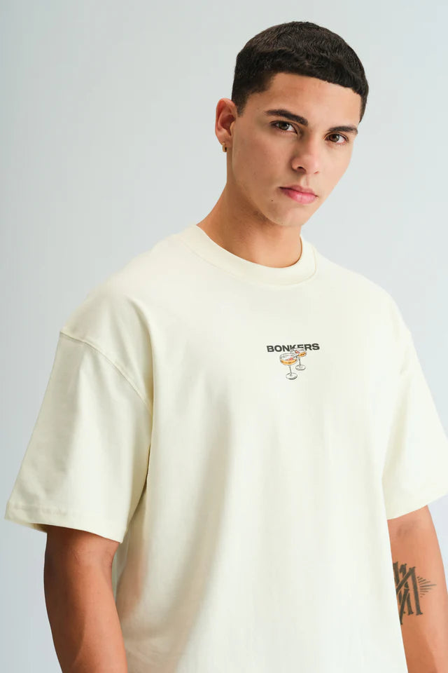 Classic Martini Oversized Tee for Men – Relaxed Fit