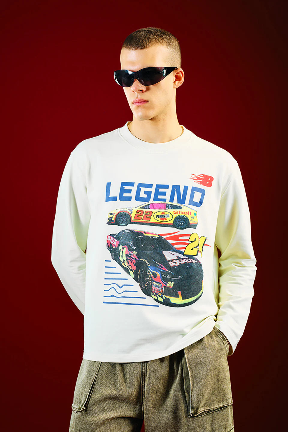 Men’s Logano Club Full Sleeve Casual T-shirt