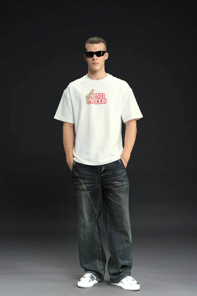 Lowkey Slurpin Oversized T-shirt For Men