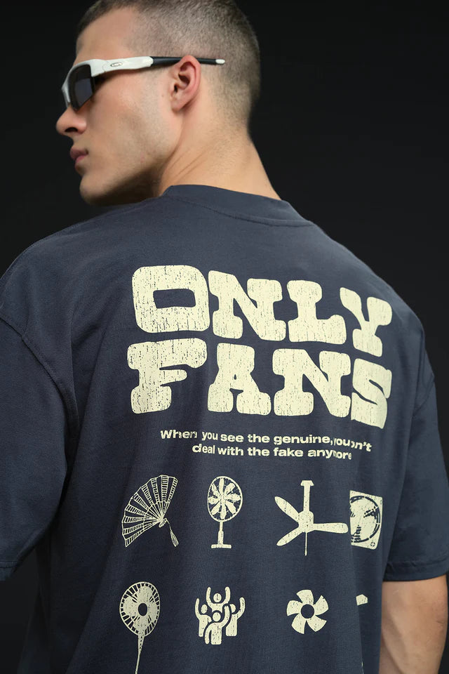 Only Fans Oversized Graphic T-shirt for Men
