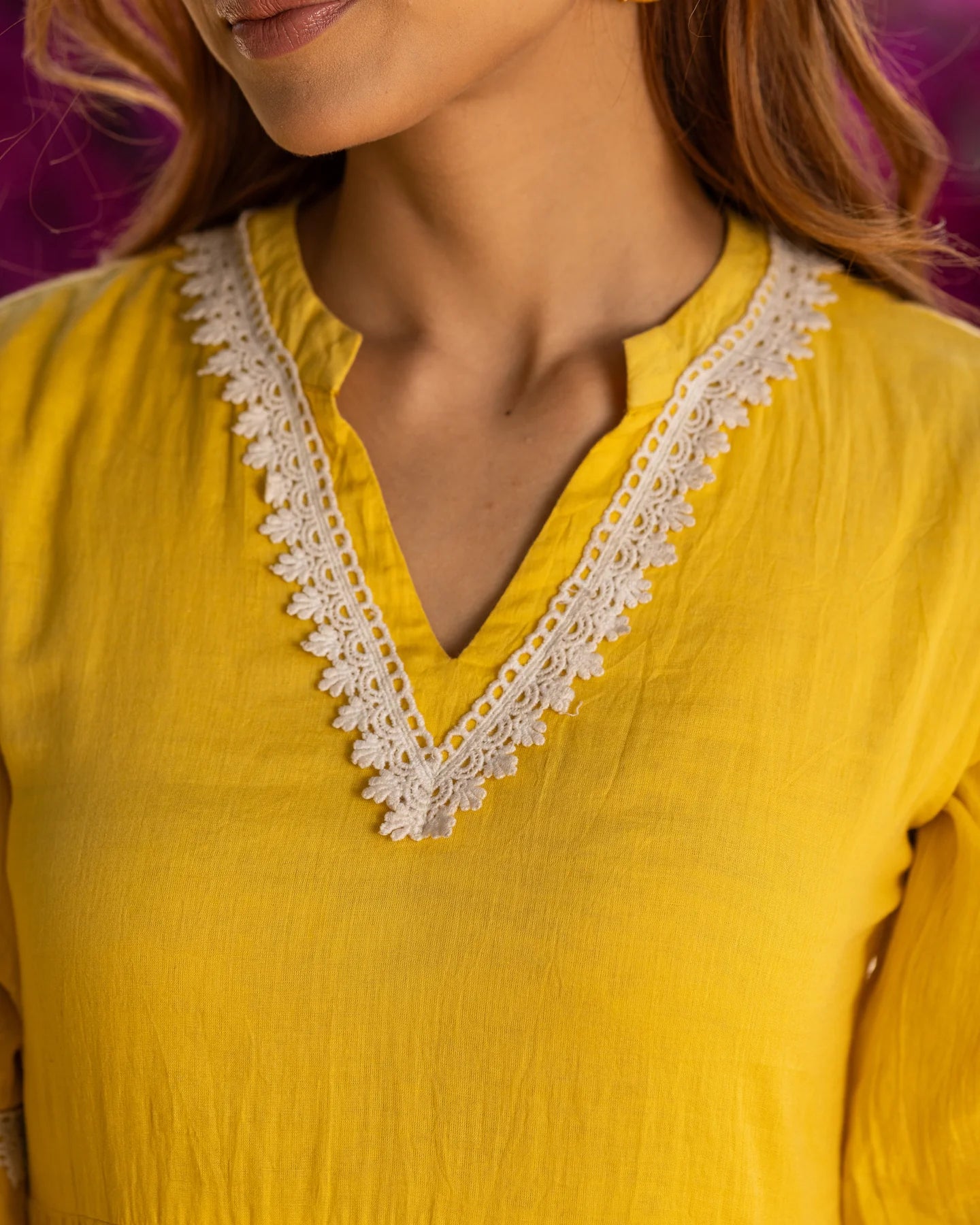 Classic Yellow Lace Dress with Elegant Detailing, Flattering Silhouette, and Timeless Feminine Appeal for Day and Evening Occasions