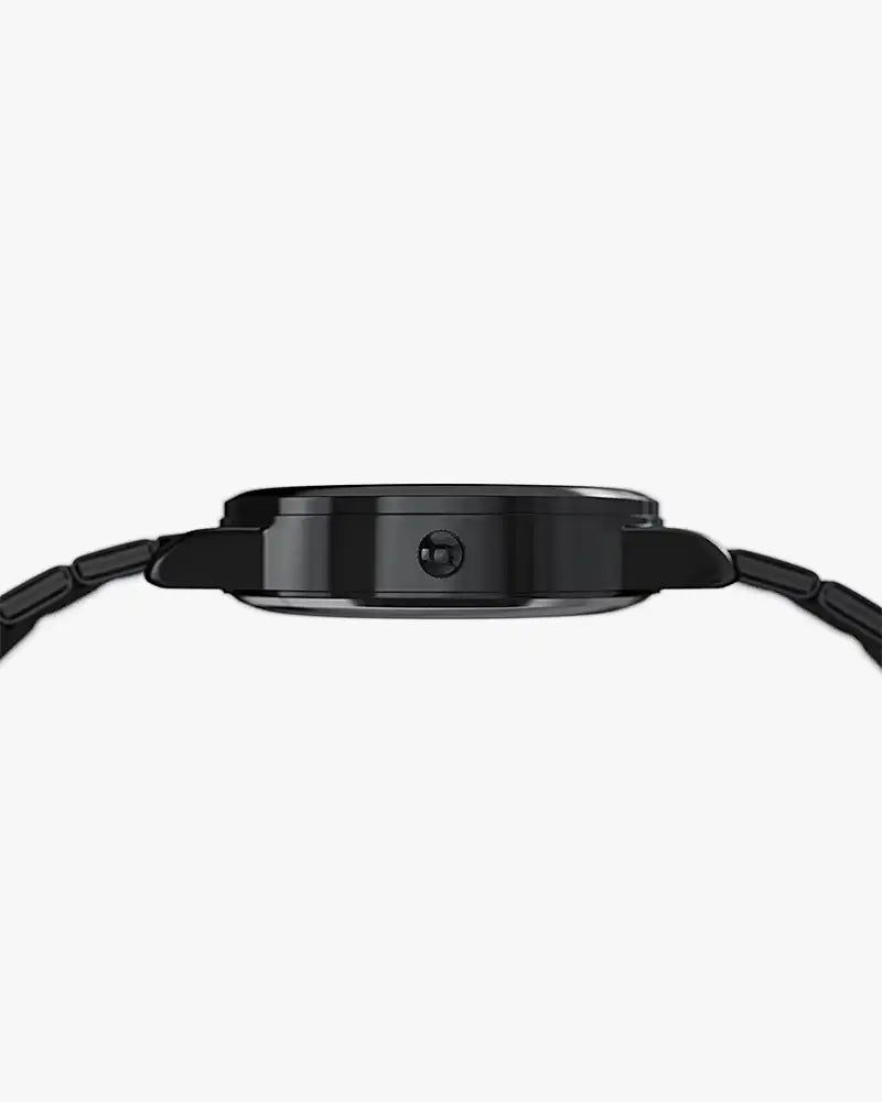 Chic Deep Black Women’s Watch with Minimalist Detailing