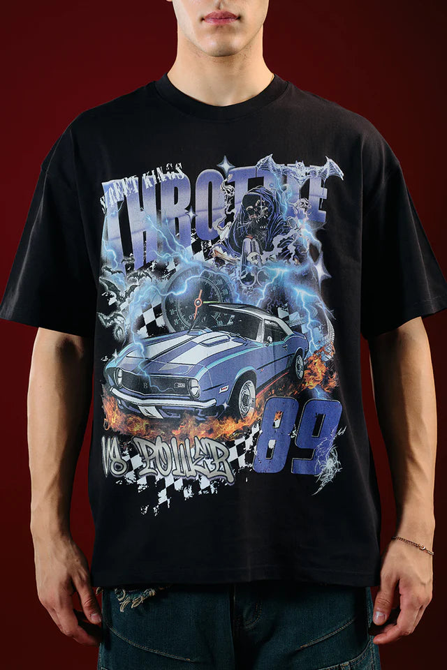 Comfortable Throttle 89 Baggy Oversized T-shirt