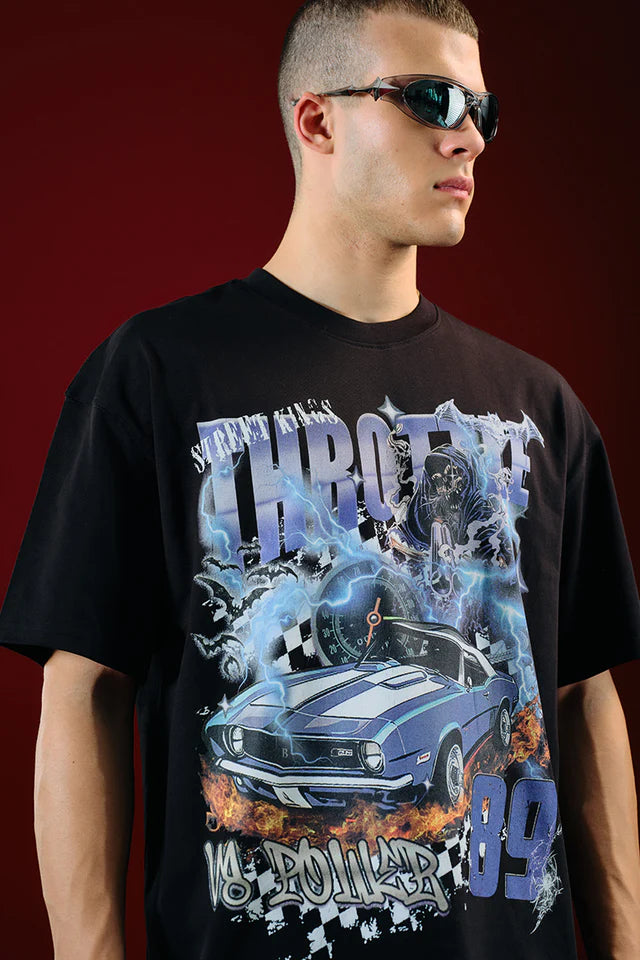 Comfortable Throttle 89 Baggy Oversized T-shirt