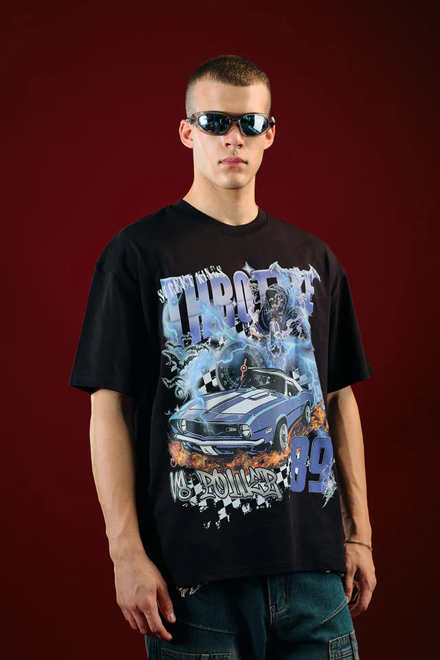 Comfortable Throttle 89 Baggy Oversized T-shirt