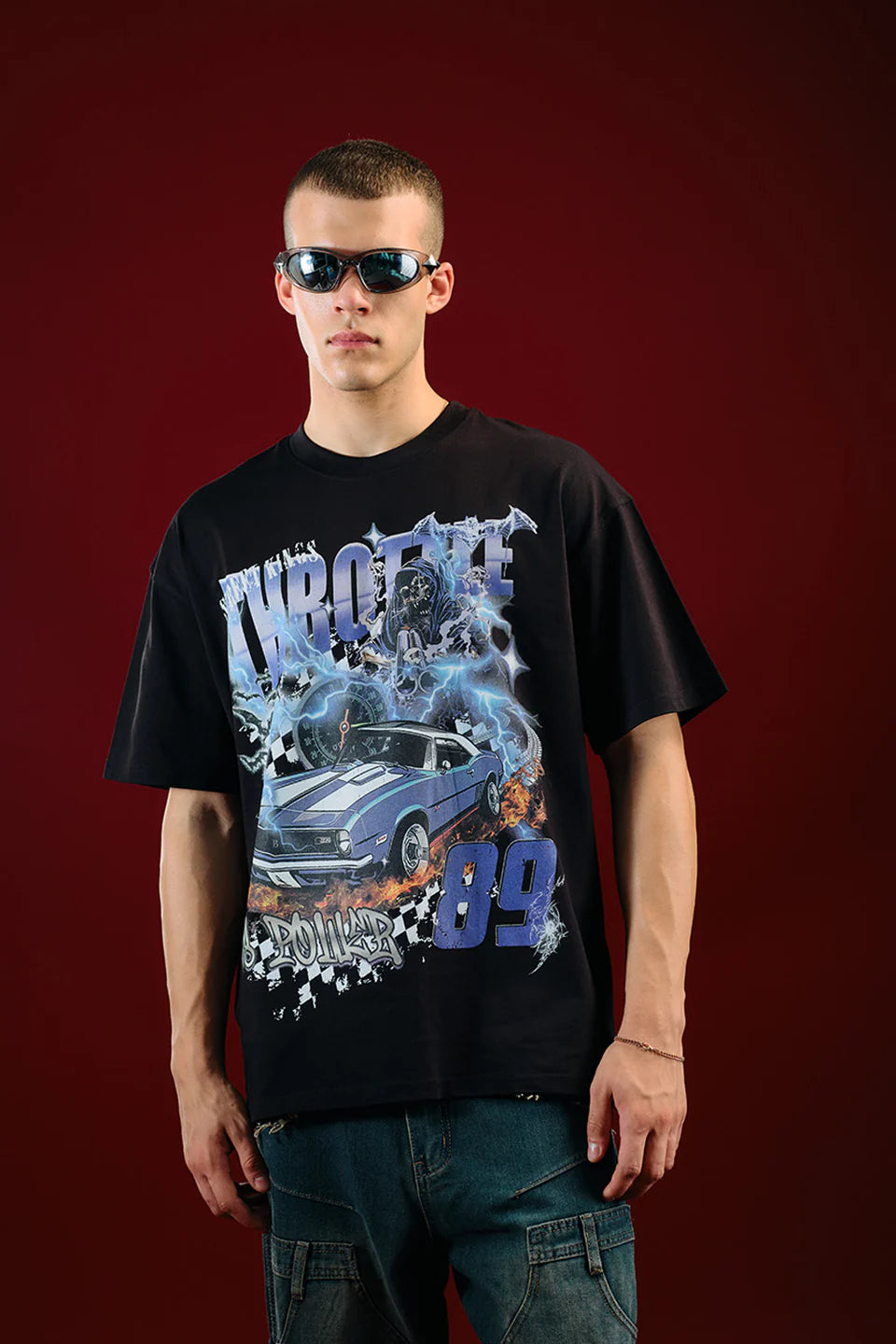 Comfortable Throttle 89 Baggy Oversized T-shirt