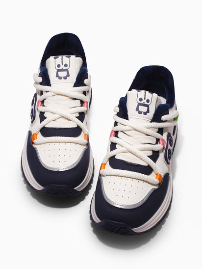 Women’s Panda Walkers Blue Casual Sneakers