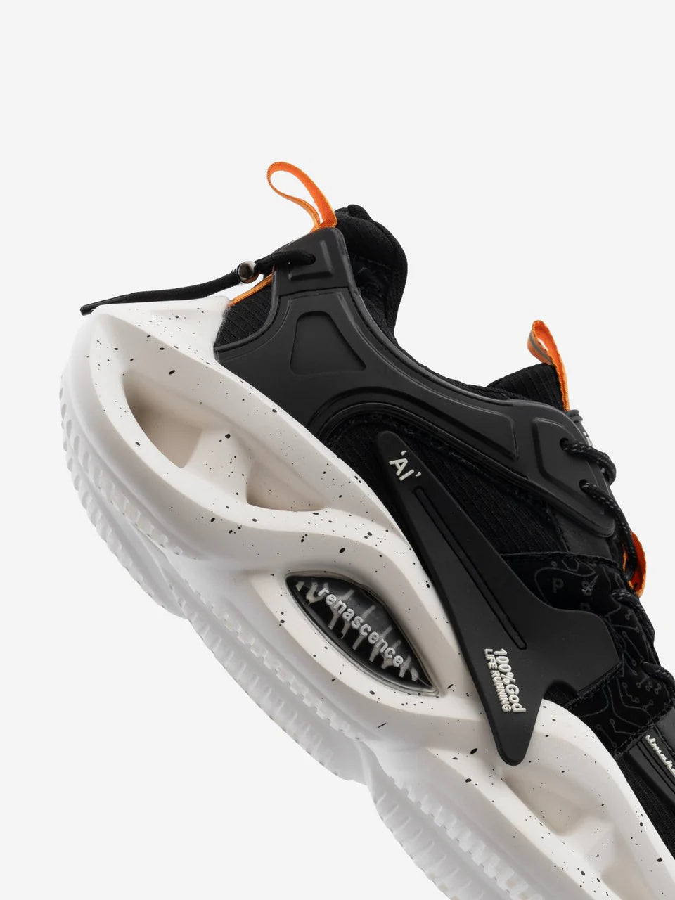 Black Chunky Sole Designer Premium Sneakers