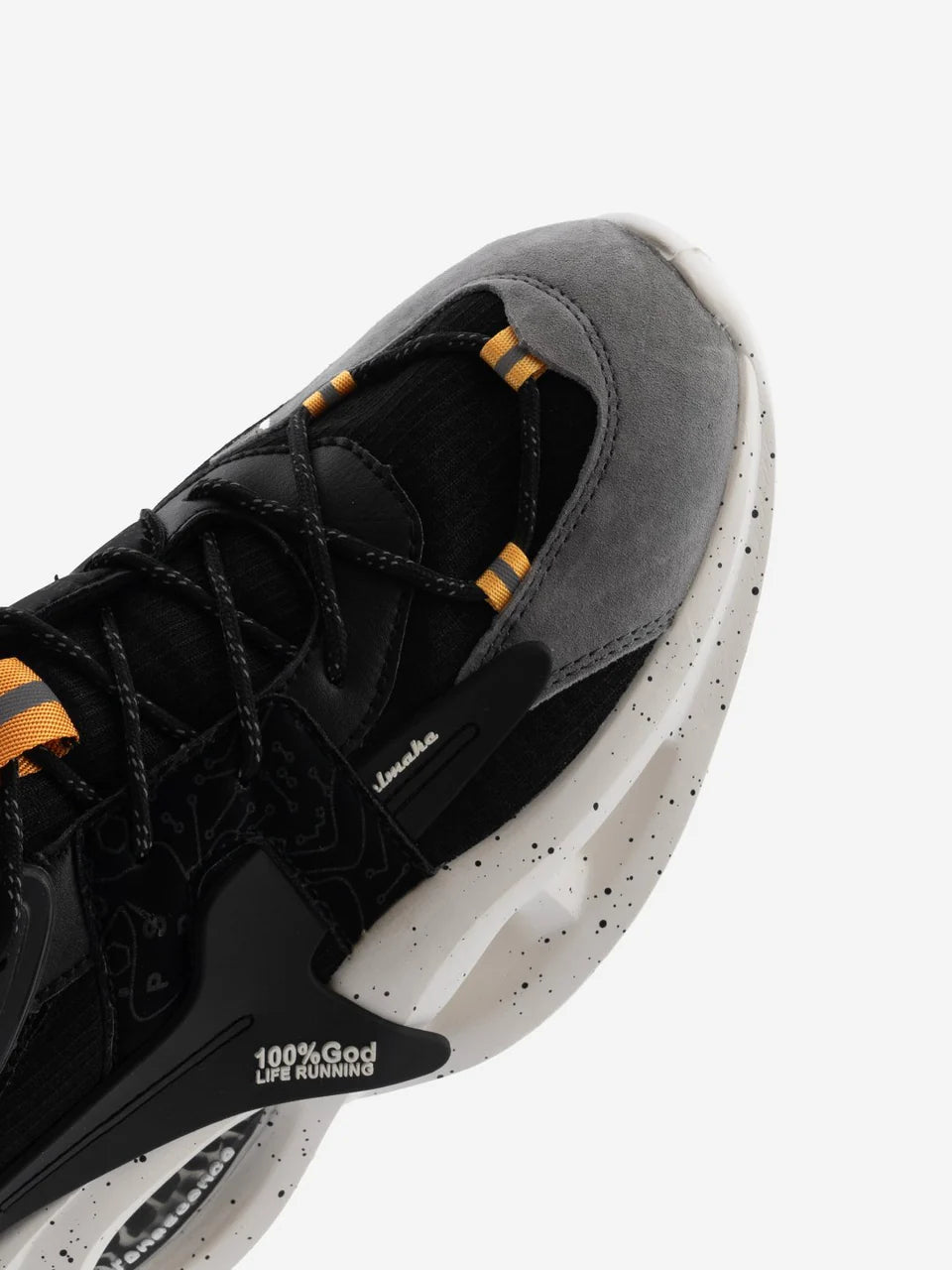 Black Chunky Sole Designer Premium Sneakers