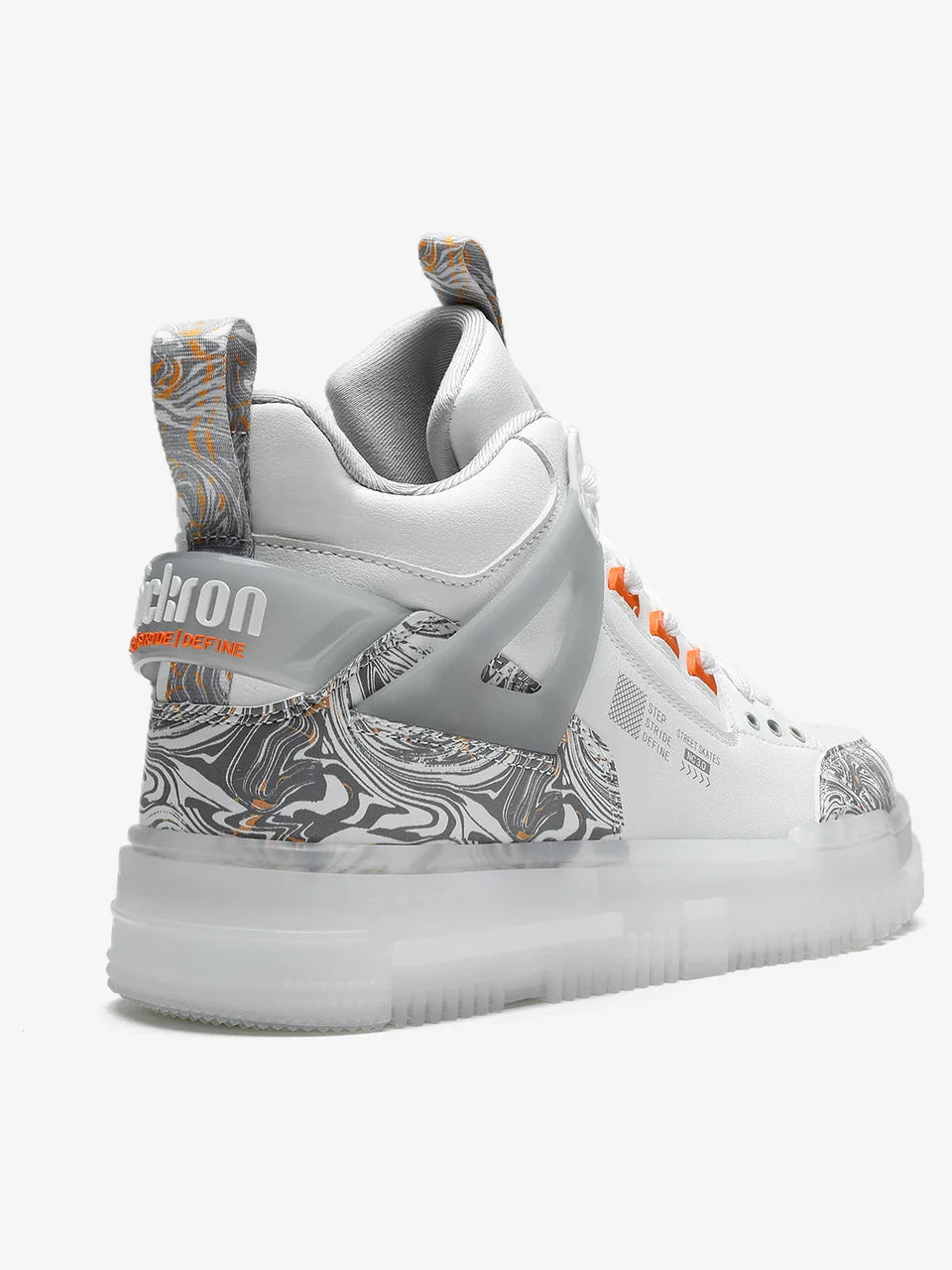 White Mid Top Premium Flat Sole Sneakers