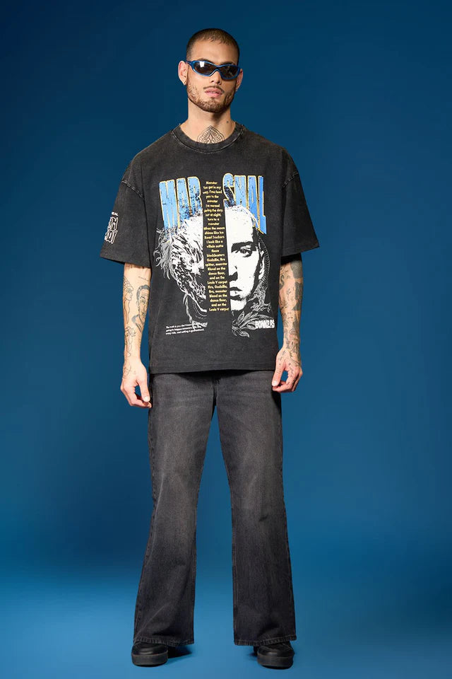 Men’s Casual Slim Shady Oversized Streetwear T-shirt