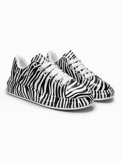 Trendy White Low Top Sneakers for Women