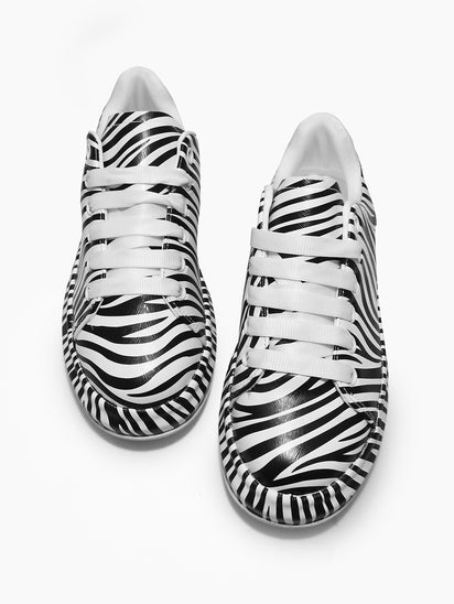 Trendy White Low Top Sneakers for Women