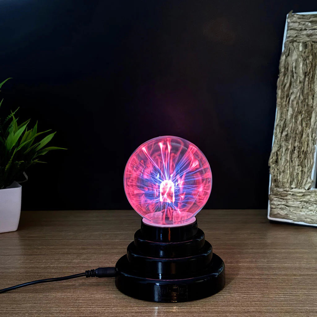 Sound and Touch Sensitive Plasma Ball Light for Science Lovers Room Decoration and Fun