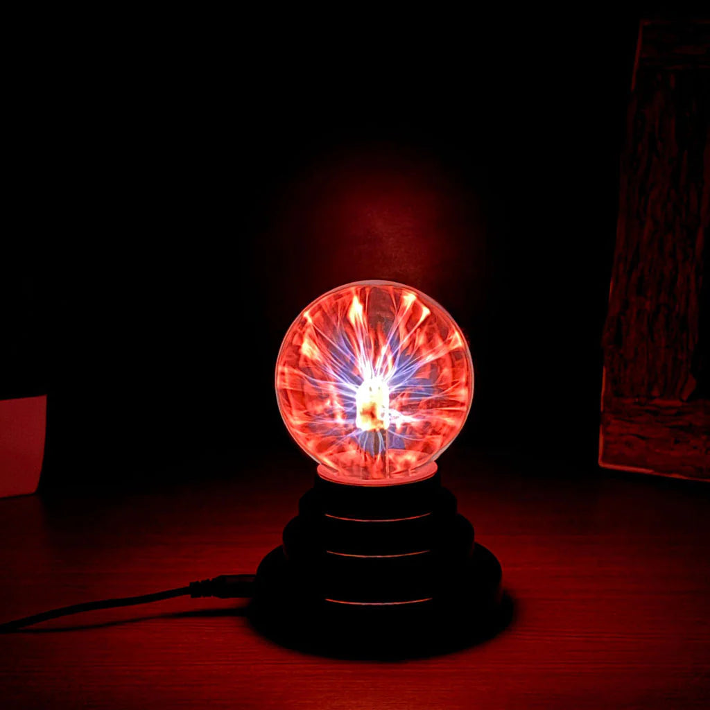 Sound and Touch Sensitive Plasma Ball Light for Science Lovers Room Decoration and Fun