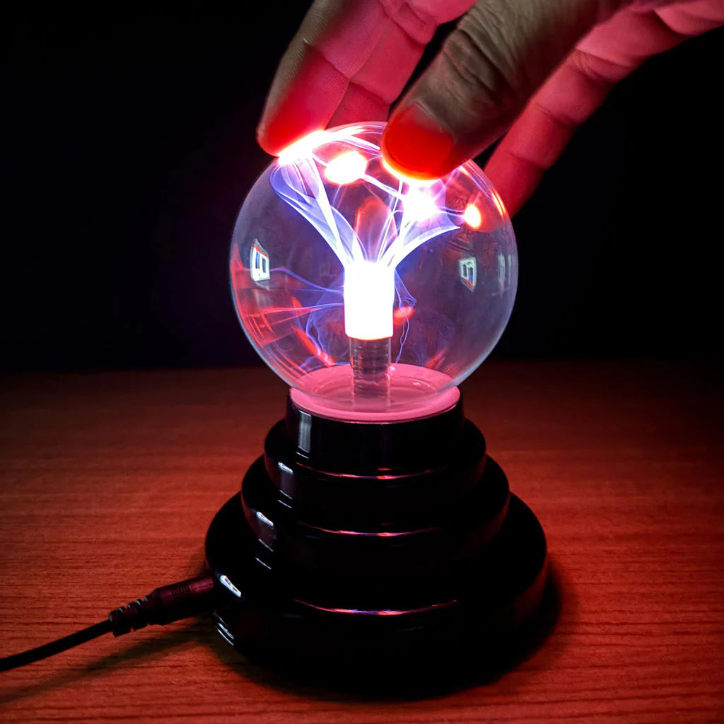 Sound and Touch Sensitive Plasma Ball Light for Science Lovers Room Decoration and Fun