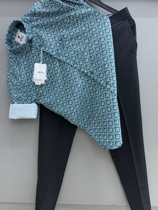 Men’s Stylish Printed Shirt and Pant Combo Set