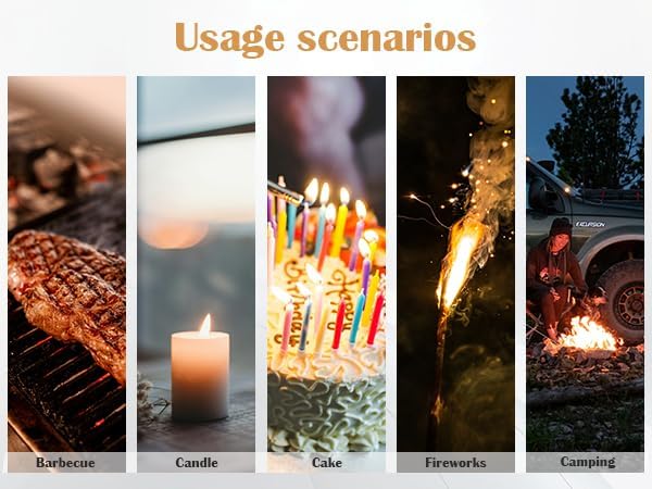 USB Rechargeable Electric Lighter with Windproof Plasma Flame for Hiking Camping and Emergency Gear