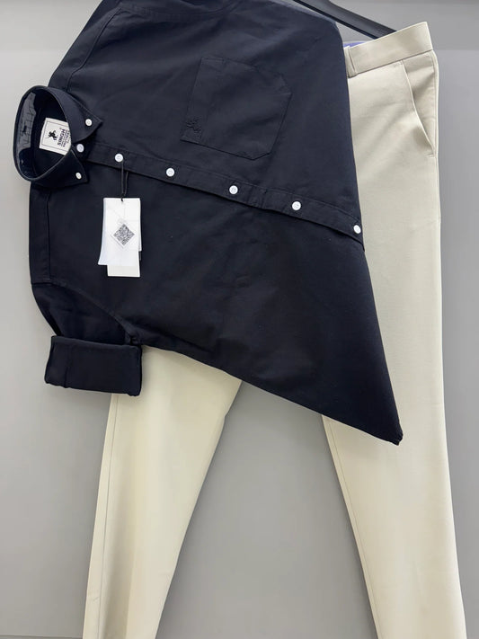 Men’s Cotton Oxford Shirt and Formal Pant Set