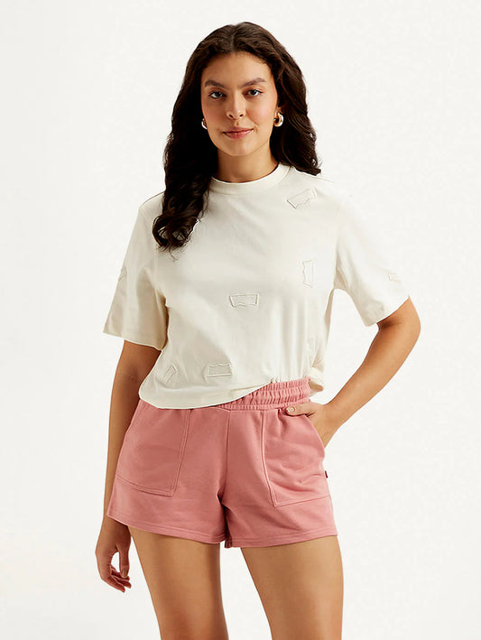 Relaxed Fit Boxy T-shirt for Women with Minimalist Design