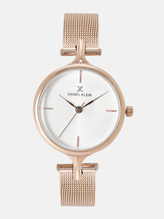 Premium Women’s Silver Dial Watch with Elegant Classic Design