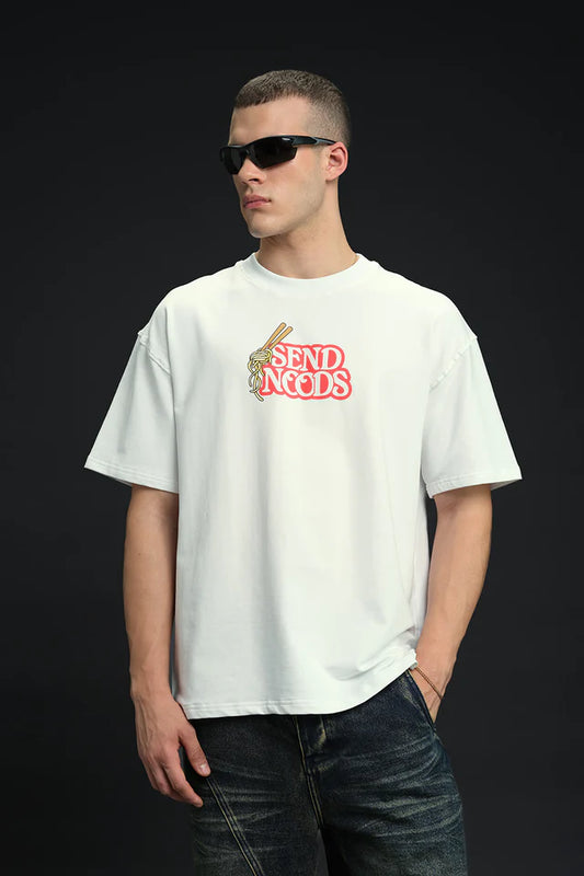 Lowkey Slurpin Oversized T-shirt For Men
