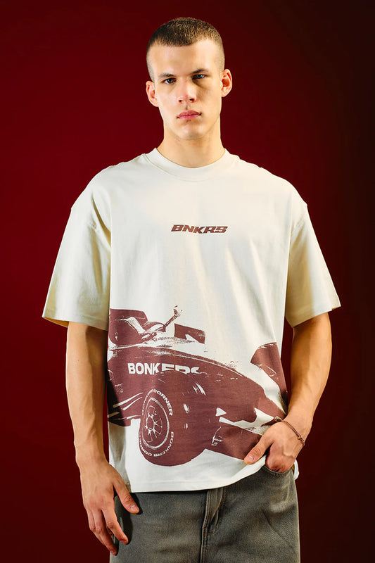 Men’s Casual Slipstream Oversized Streetwear T-shirt