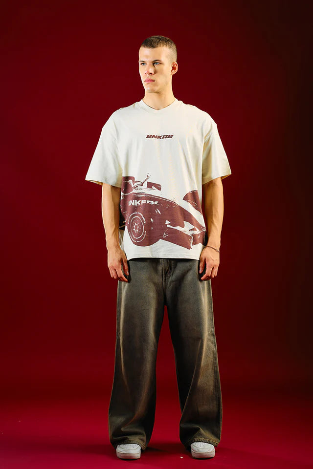 Men’s Casual Slipstream Oversized Streetwear T-shirt