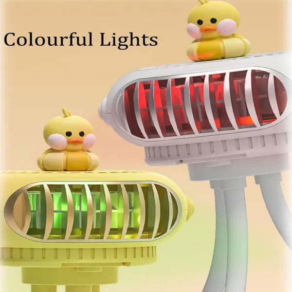 Portable USB Powered Flexible Tripod Fan with LED Night Light Assorted Single Unit