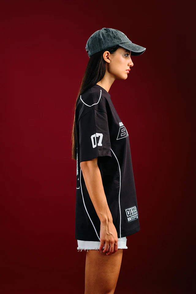 Stylish Trackside Baggy Fit T-shirt for Women