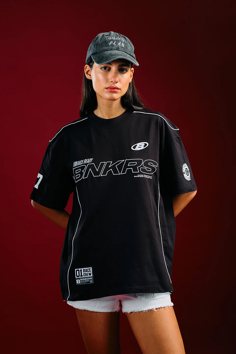 Stylish Trackside Baggy Fit T-shirt for Women