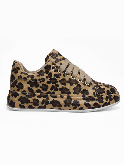 WildStride Tan Low Top Sneakers for Women